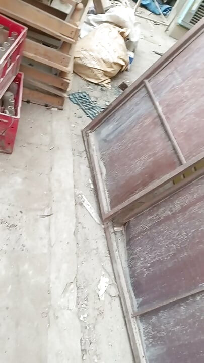 I saw the girl dying.