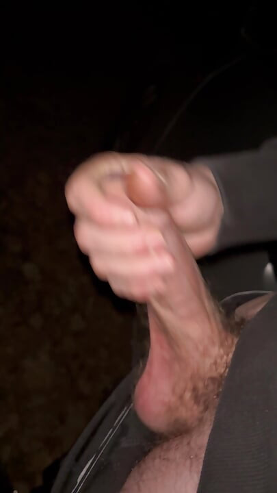 I masturbate in the forest at night
