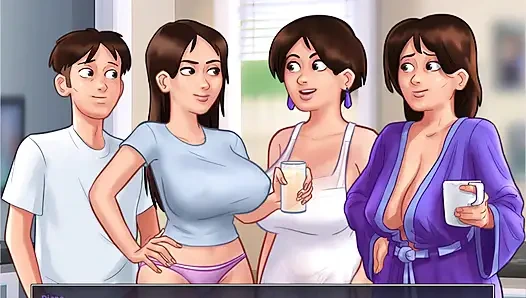 Summertime saga: the nurse helped Johannes