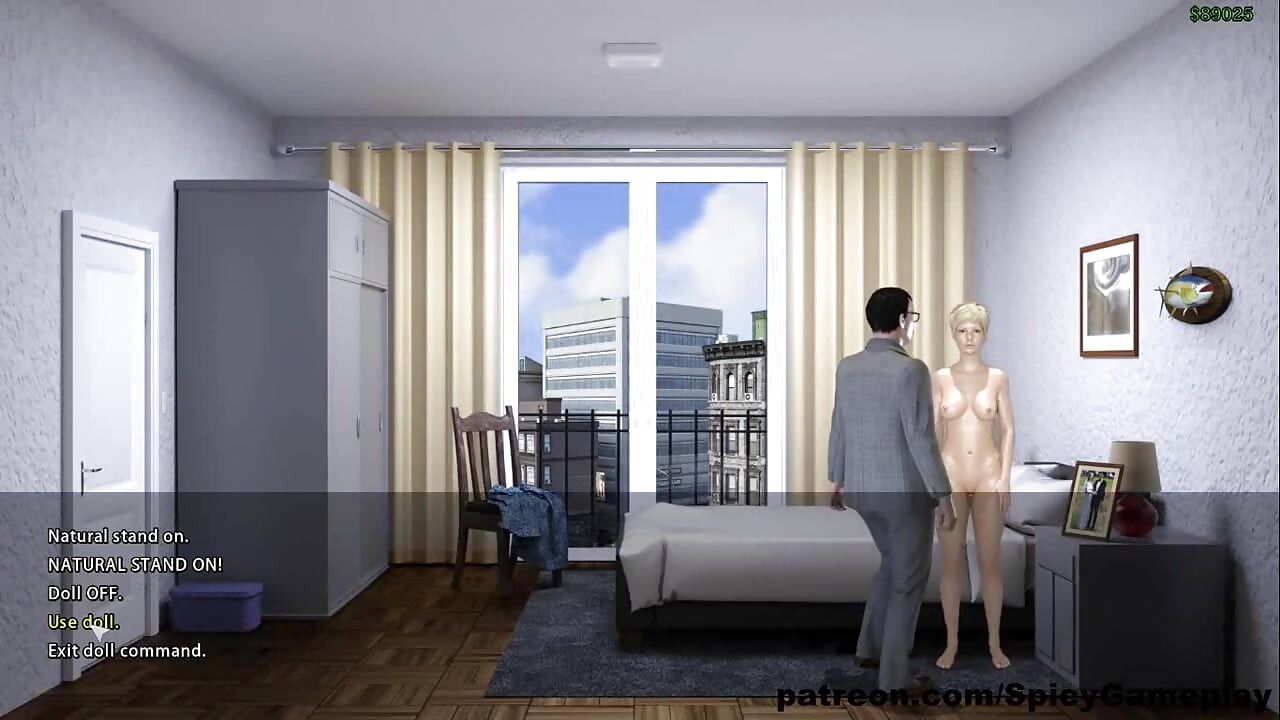 Le avventure di Willy D: ragazzo arrapato scopa la sua bambola del sesso sul suo letto ep 105