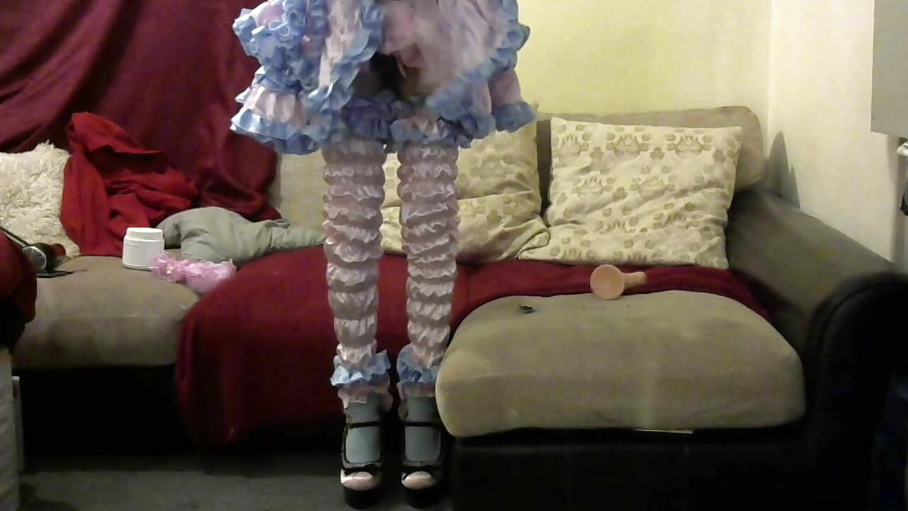 Prissy Little Sissy Pansy being a good girl for Mistress