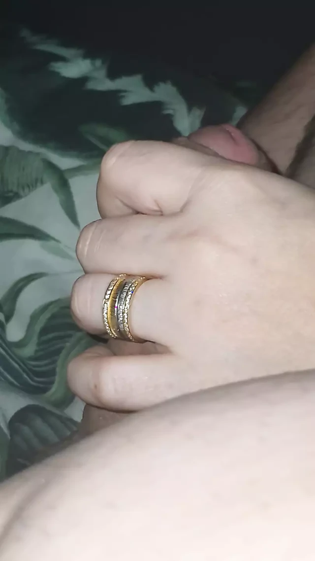 Step mom handjob step son dick in her bedroom