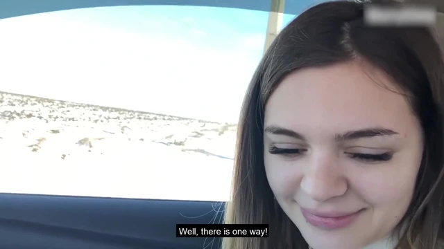 Fucked a stranger girl in the middle of a field in a car
