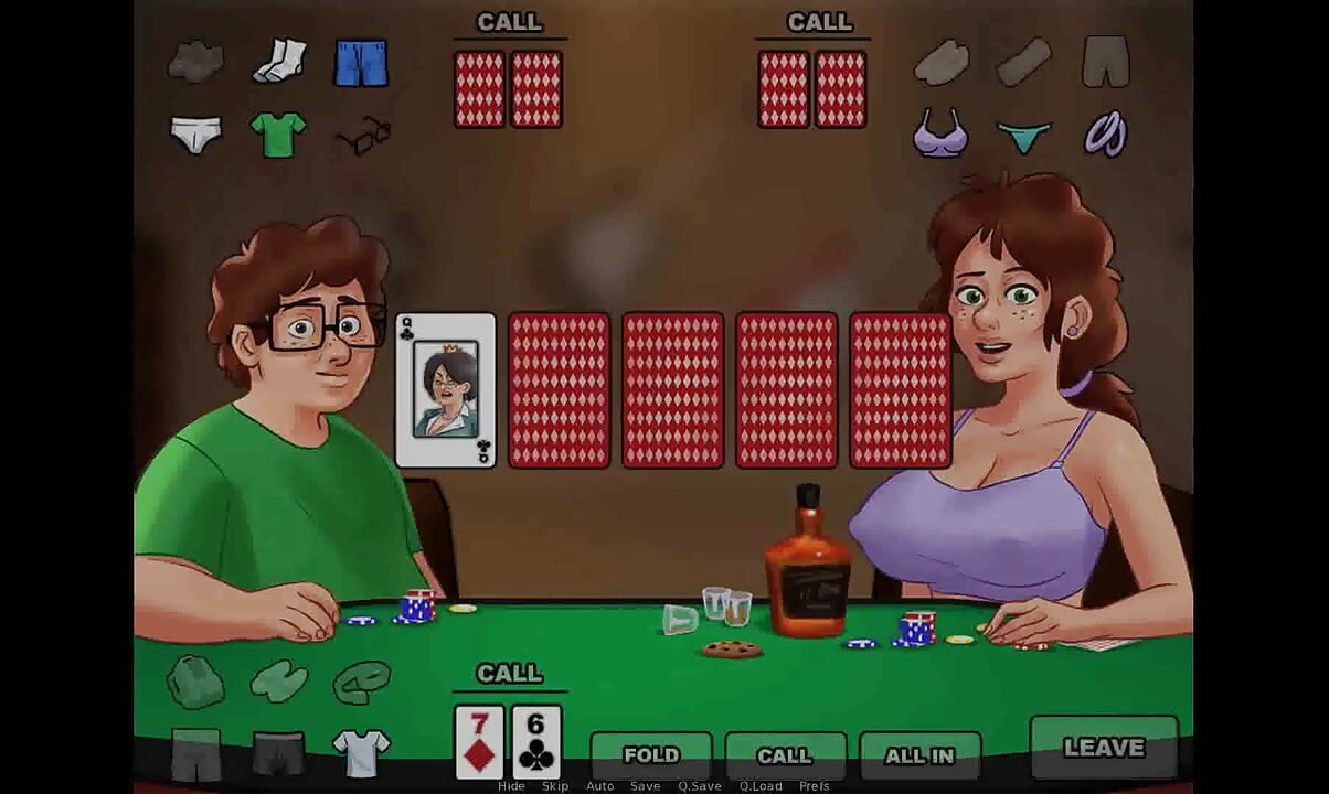 Summertime saga: playing strip poker with the MILF ep 170