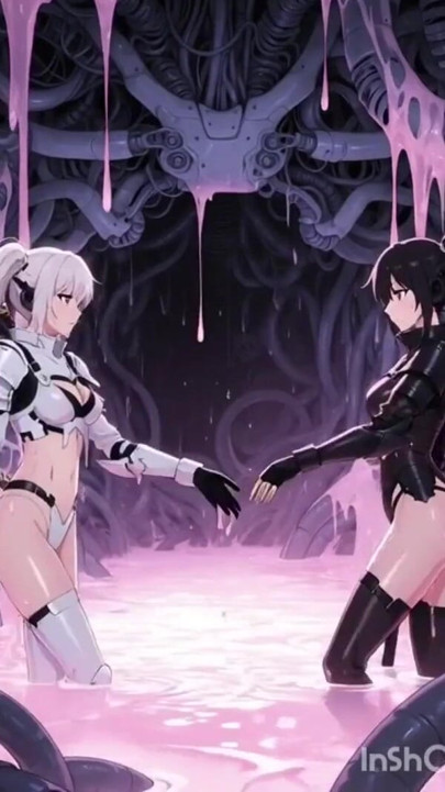 Dva anime svemirska viteza, u svemirskom brodu punom ljigavca | Klip 2