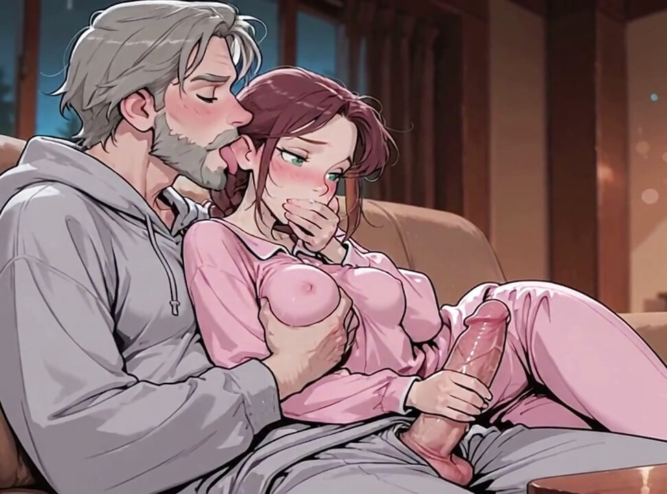 Stepdaddy treats me so well when Mom isn't home (AI-generated).