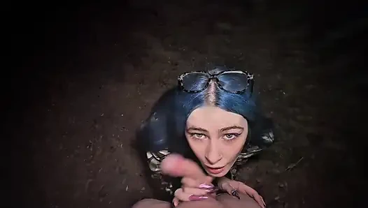 I Suck Him in the Forest and He Cums on My Glasses
