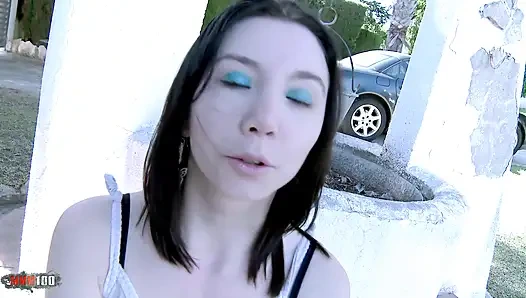 Lily Francesca Kevin White Fucks Outdoors with Lily Francesca a Young French Student