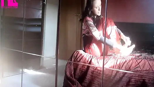 Barefoot Footjob to a Freezing Bottle