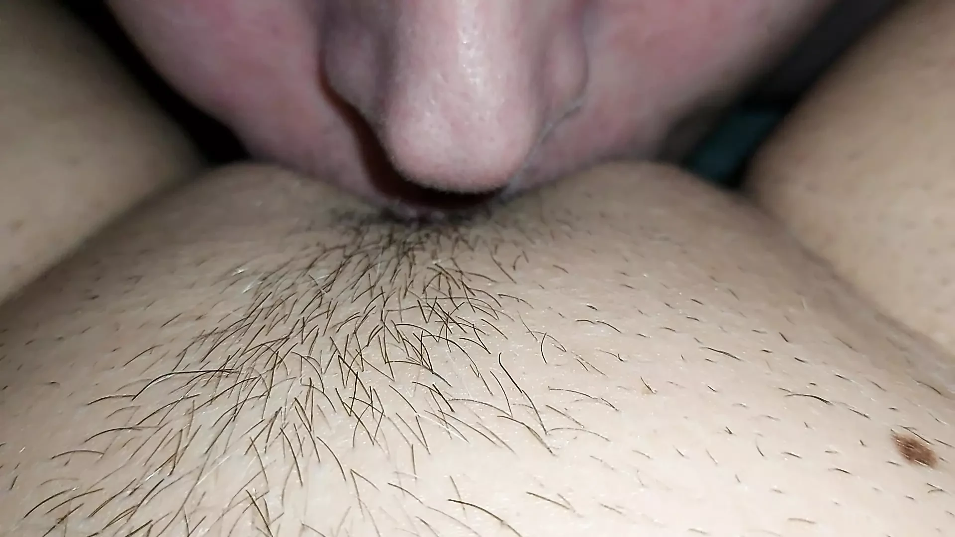 I lick my stepsister's pussy and suck her big delicious clitoris