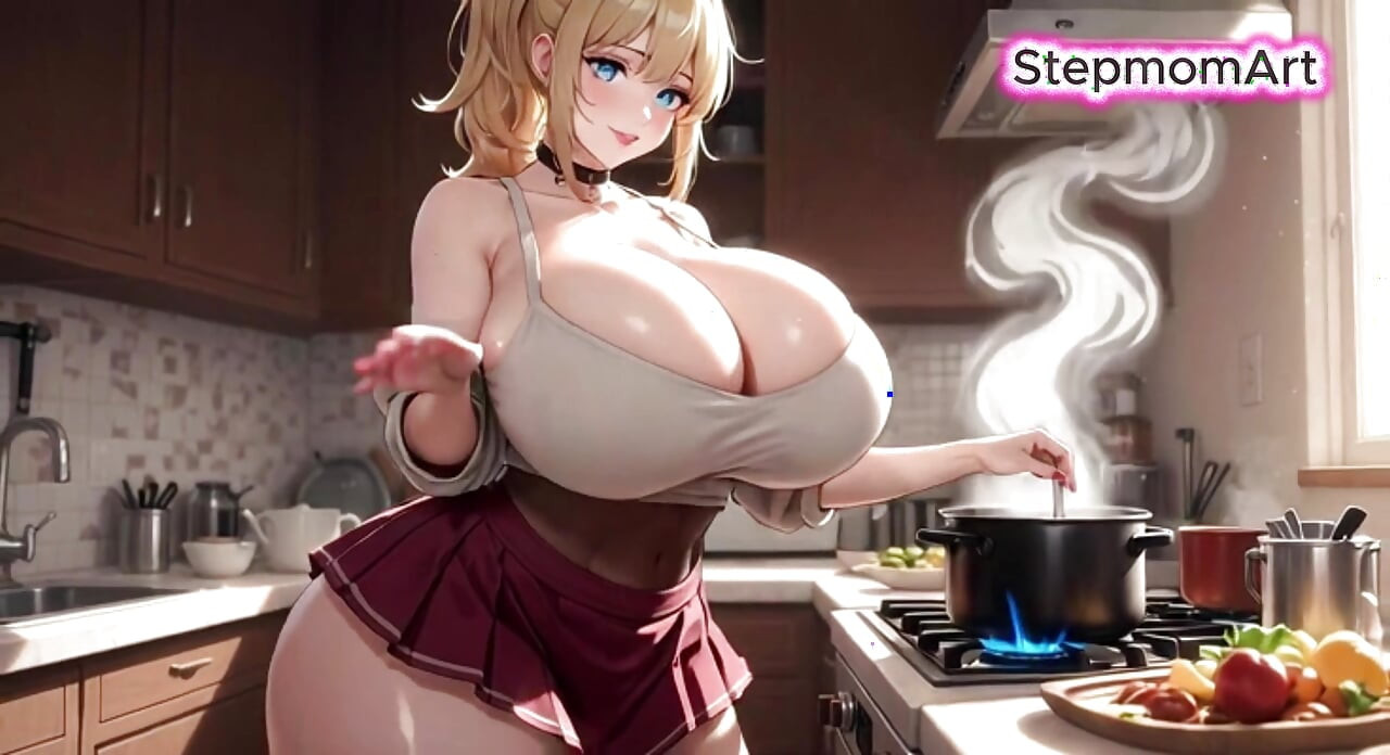 JOI Stepmom Dripping Kitchen Solo - Come with me 100% You'll cum - Dirty Talk