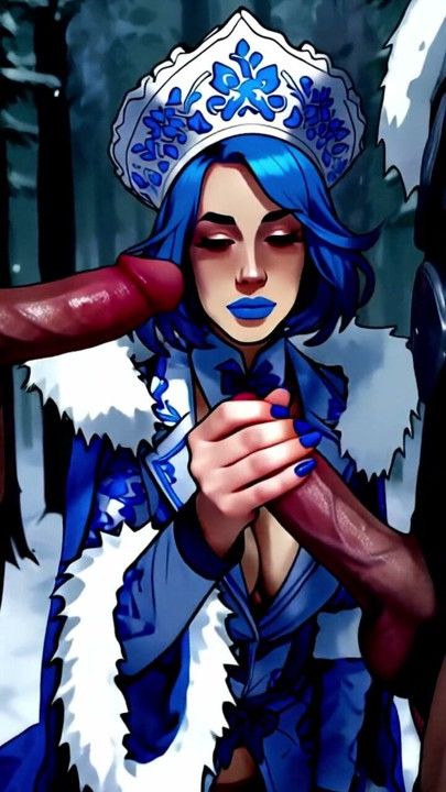Warmed up the Snow Maiden with hot cum | Clip 1