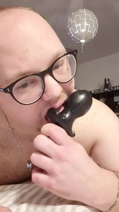 Licking a Toy after it was in my ass
