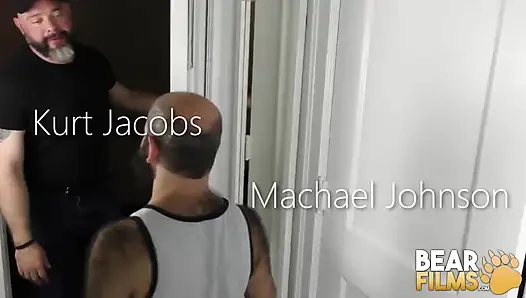 BEARFILMS - Big bear Kurt Jacobs raw fucked by Machael Johnson