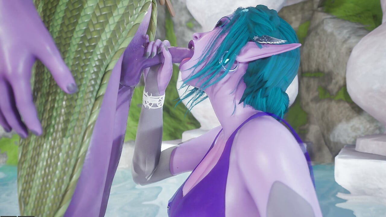 Sexy elf fucked by an elf with big cock