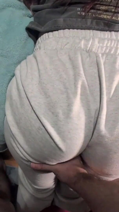 College girl shaking her ass on classmate after studying | Clip 1