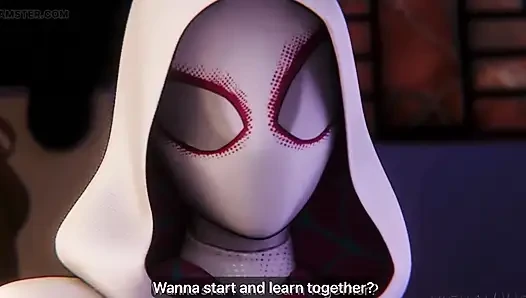 Spiderman fucks spidergirl in doggy style