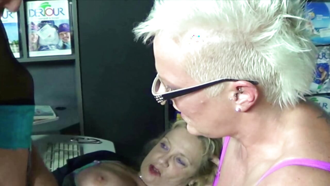 Office Sluts From France Got to Suck Cock in Threesome