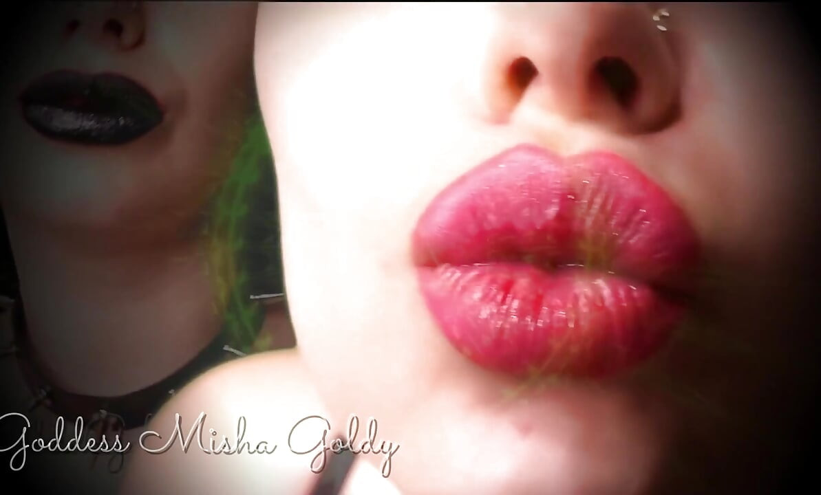 Mesmerizing JOI edge lip smelling game!