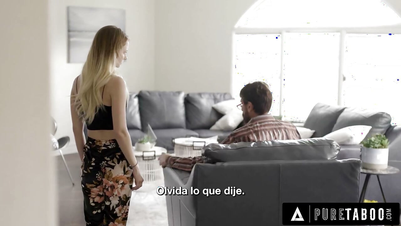 PURE TABOO Riley Star Would Definitely Fuck Her Stepdad To Make Him Feel Better - SPANISH SUBTITLES