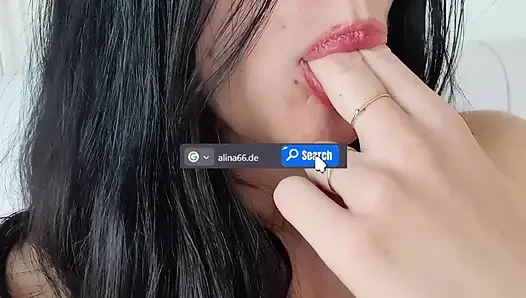 Ich lecke meine finger, bevor ich meinen engen arsch hart ficke (ANAL WICHsanleitung)