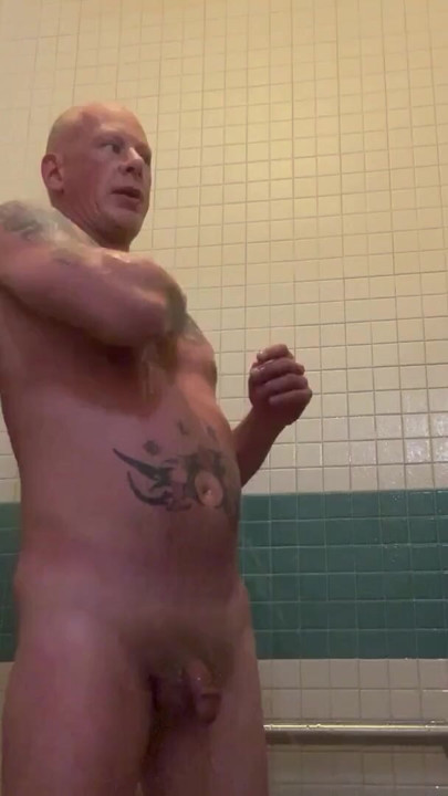 Hot military man shower | Clip 1