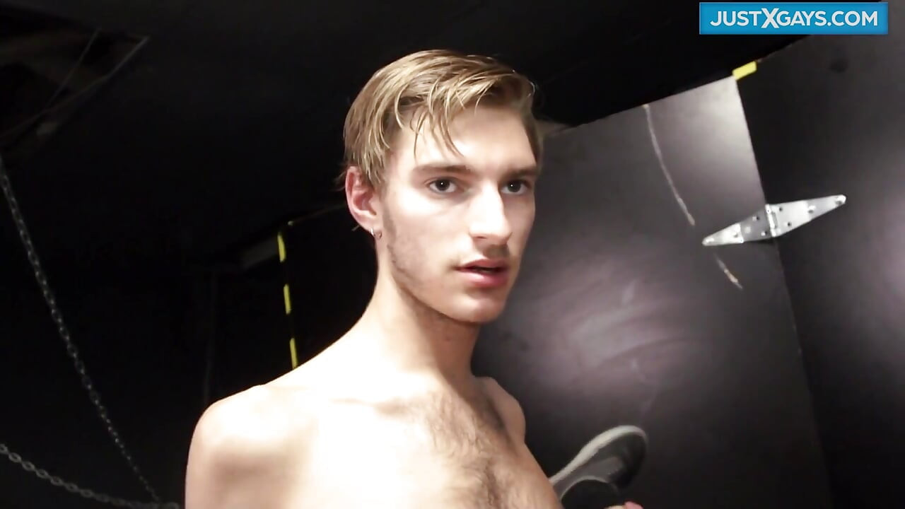 Skinny boy gets cum allover ass after a hard fuck by a huge cock