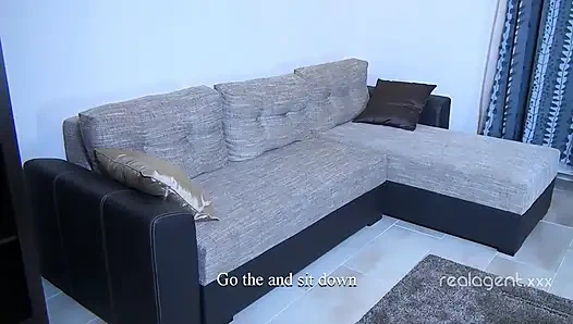 Hot chick gets her face covered with semen after riding big dick