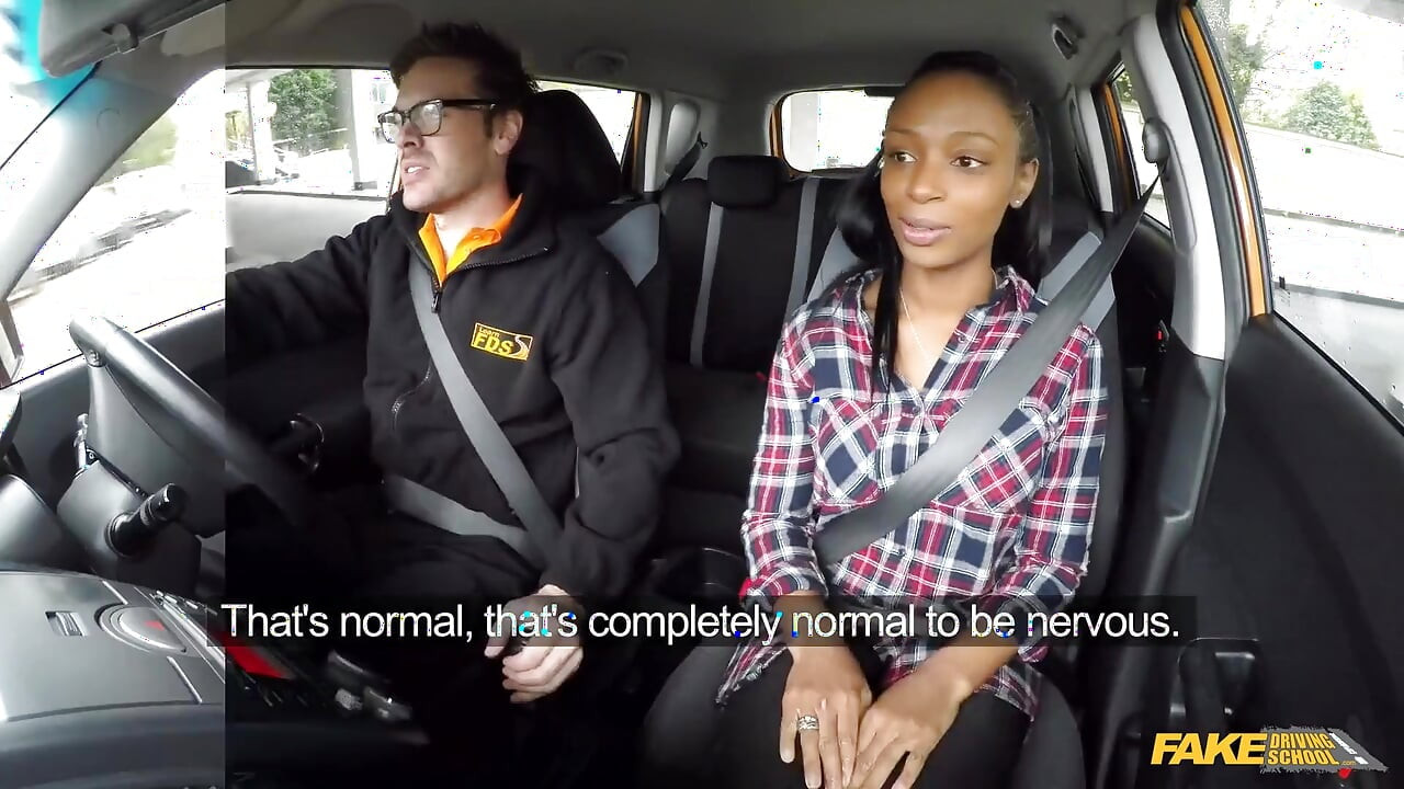 Fake Driving College - Fake Driving College Examiner Trades a Make-up Test for a Hot All-girl Pussy Eating Session