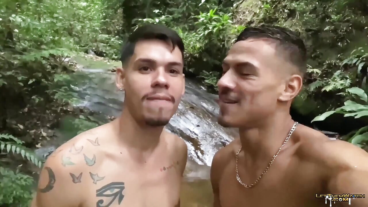 Público Senderismo Cascada Follando Atrapado Hardcore Anal Grande Corrida Sin Cortar Sexo Gay