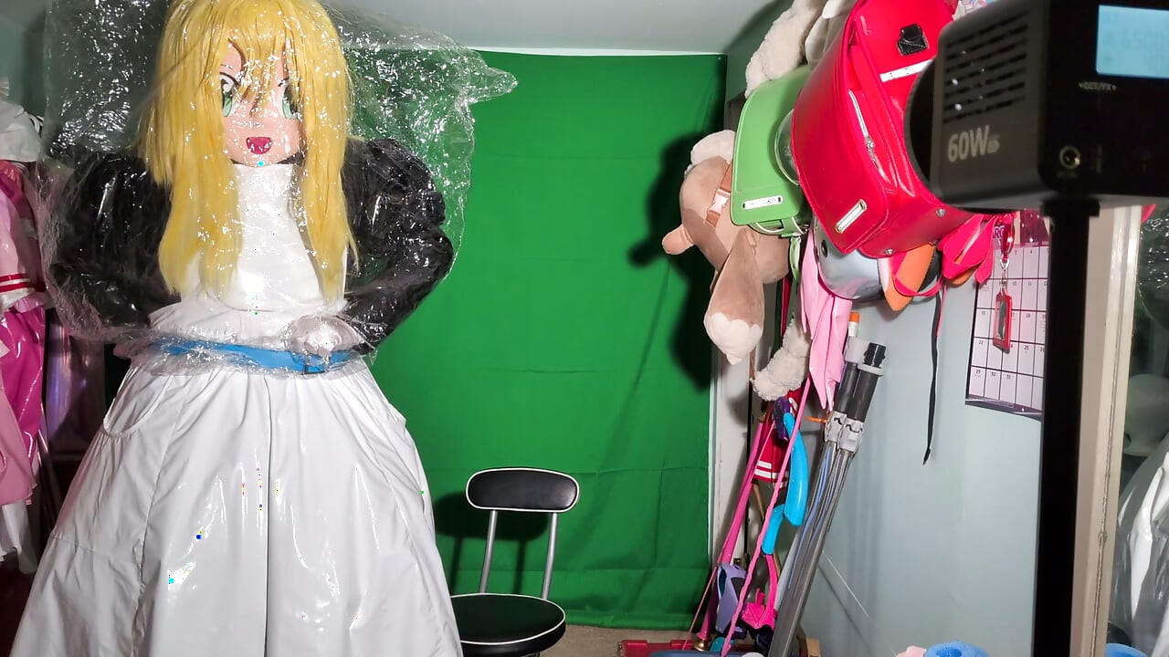 Kigurumi hizmetçi çantalı çeşitli nefes oyunu oyunları
