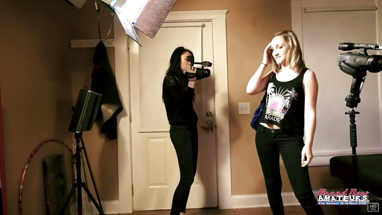 Brandnewamateurs - Olyssia Seduces Ryann in Porn Audition!