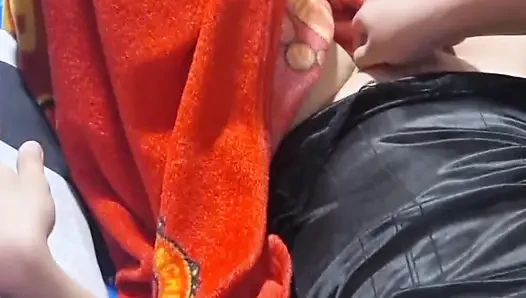 He fingered his wife until she reached orgasm