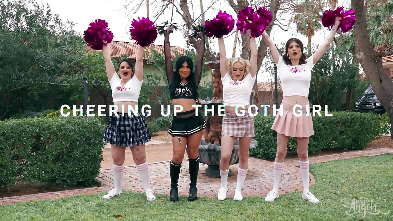 Cheering up the Goth Girl
