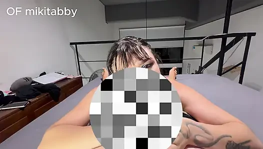 Bakış açısı sürtük çok seksi yarak emiyor