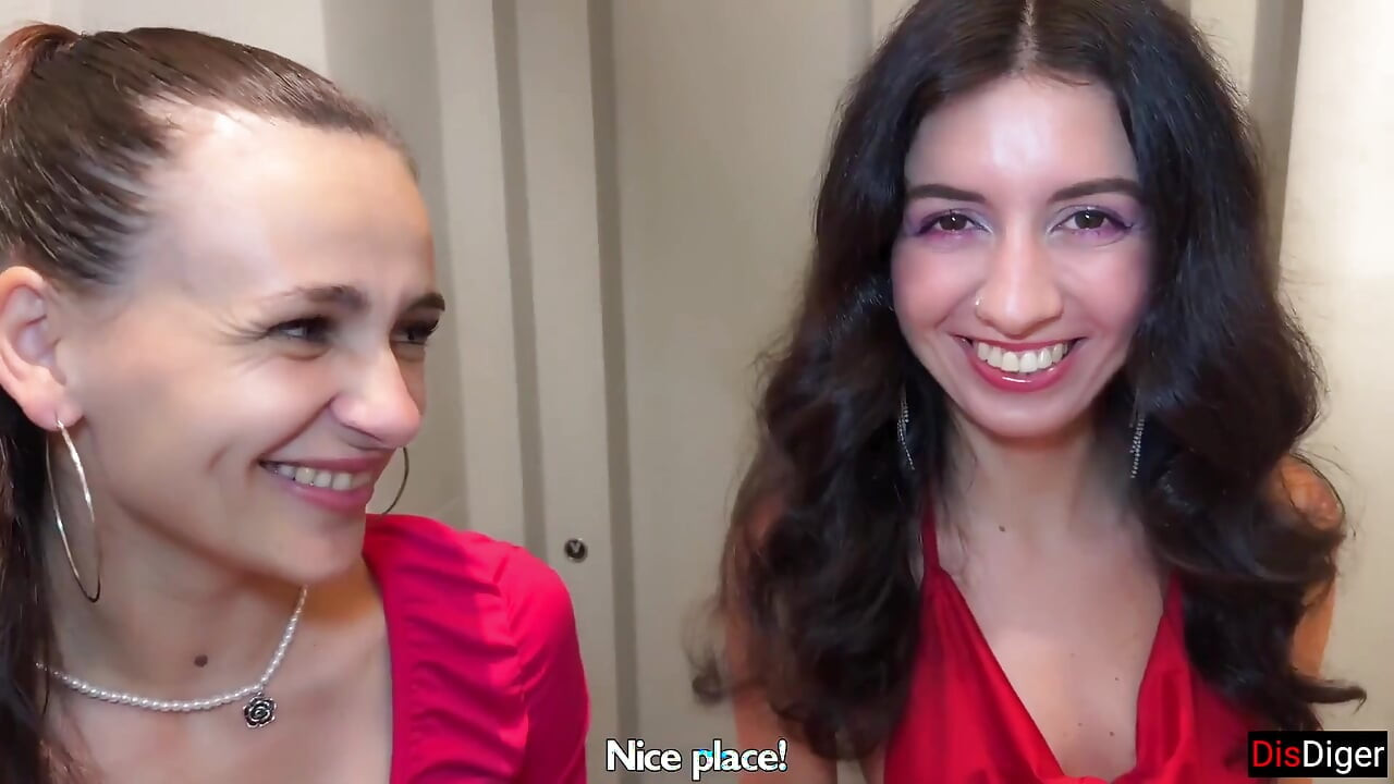 After the Club, Two Sluts Find a Guy for Sex, but They Are Caught...