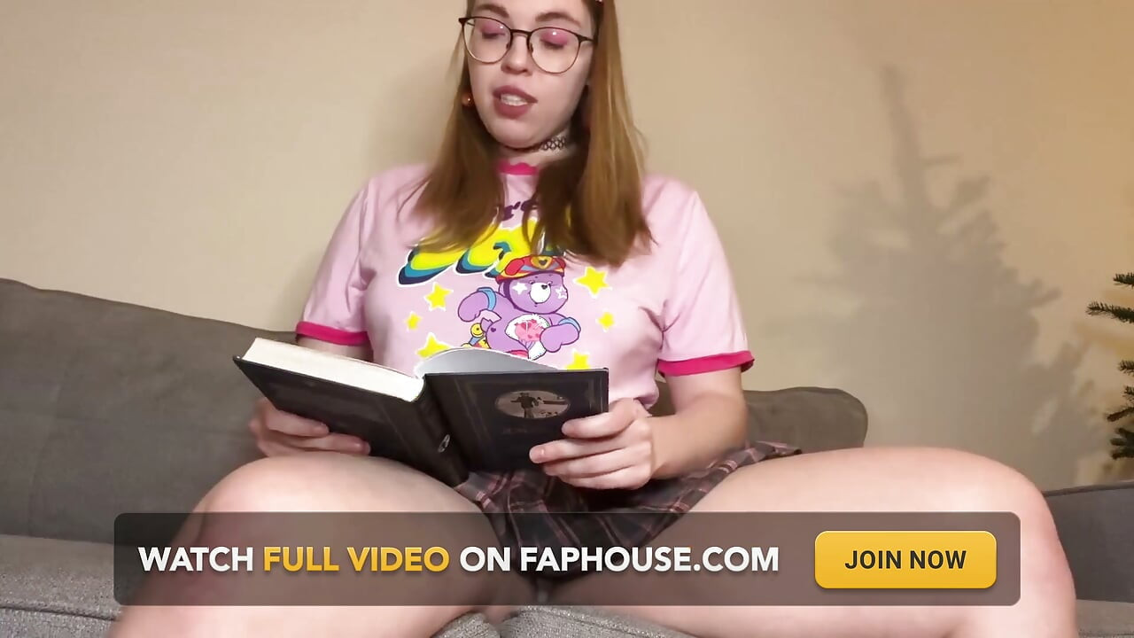 Cum While Reading with a Vibrator in My Panties