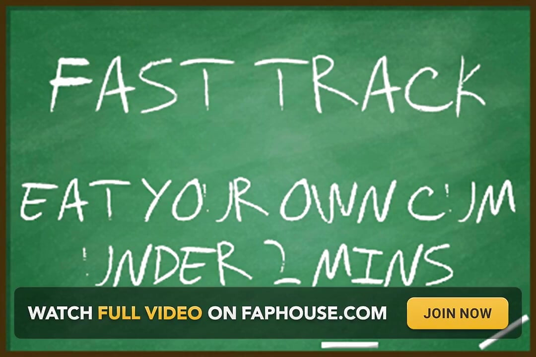 AUDIO ONLY - Eat your own cum under 2 mins