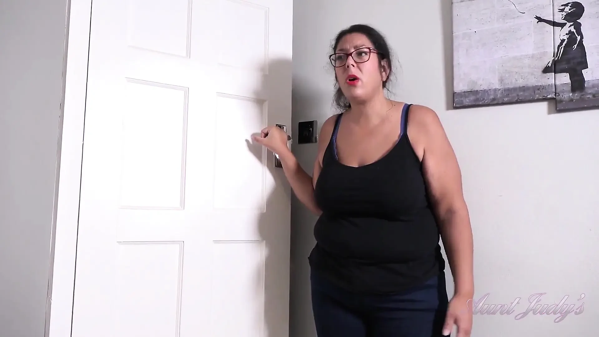 Auntjudys - Your Busty BBW Landlady Cassy Hill Lets You Fuck Her Big Hairy Pussy POV