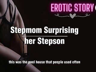Hot Stepmom Surprising her Stepson