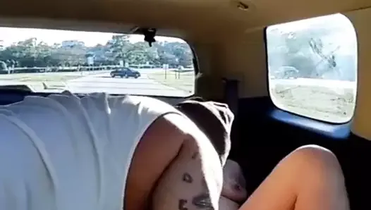 Cock Crazy Horny wife Picks BBC, takes it in car, then at Home