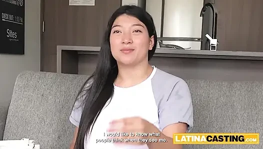 Big Tits Asian Latina Gagging Upside Down Deepthroat & Tittyfuck