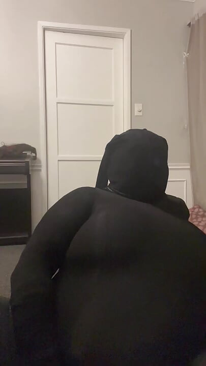 Rubber Doll Mask Encased Orgasm
