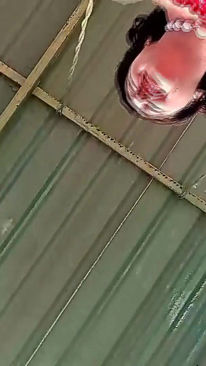 Beutiful lady swinging without panties on a swing outdoors. Slow motion 127 3 | Clip 1
