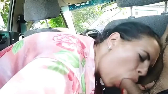 Car Oral Sex and Doggy Style Fuck