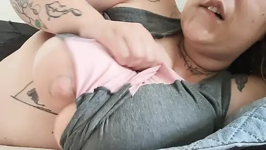 Preparing My Boobs to Give You Milk (no Talking)