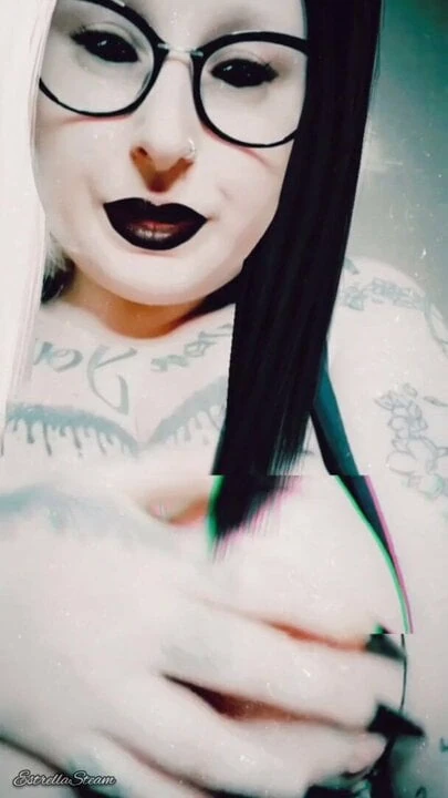Playing with my tits and my nipples