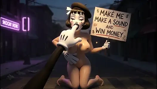 Ein fremder spielte ein Spiel mit mir, gewann Geld und hatte Sex.