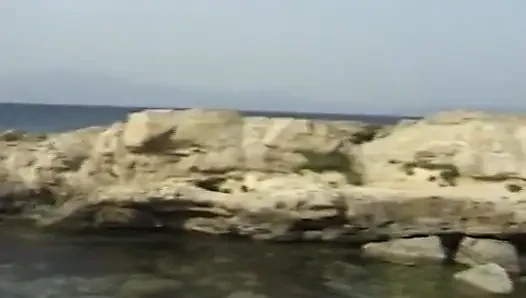 Cute Teen From Germany Got Double Fucked on the Beach