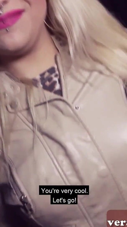 Chubby blonde german amateur teen at Outdoor EroCom Date | Clip 1